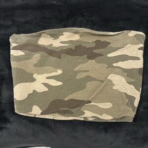 Garage Camo Crop Tube Top
